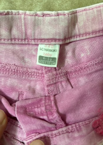 Pembe Kız Çocuk Kot Şort (4-5 Yaş) - Görsel 3