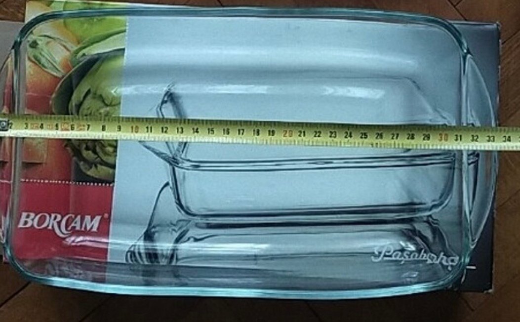 Borcam Dikdörtgen, Cam, Kapaklı Fırın Kabı - Görsel 4