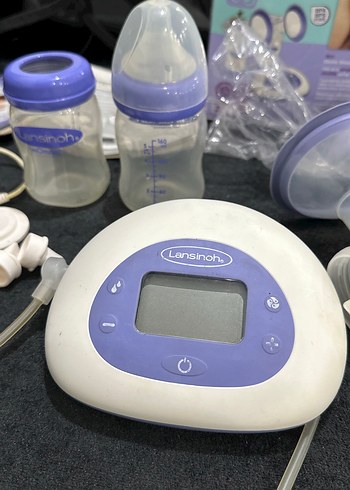 Lansinoh Marka, Mor, 2'li Elektrikli Göğüs Pompası - Görsel 2