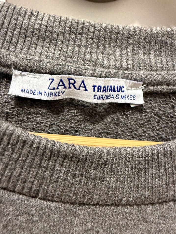 Gri Salaş Kadın Sweatshirt elbise - Görsel 3