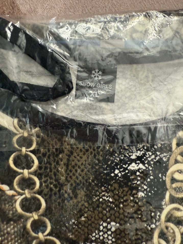 Yılan Desenli Zincir Detaylı Gecelik - Görsel 2