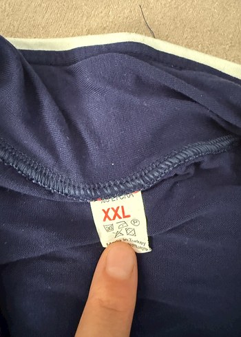 Lacivert Uzun Kollu Sabahlık - Görsel 4