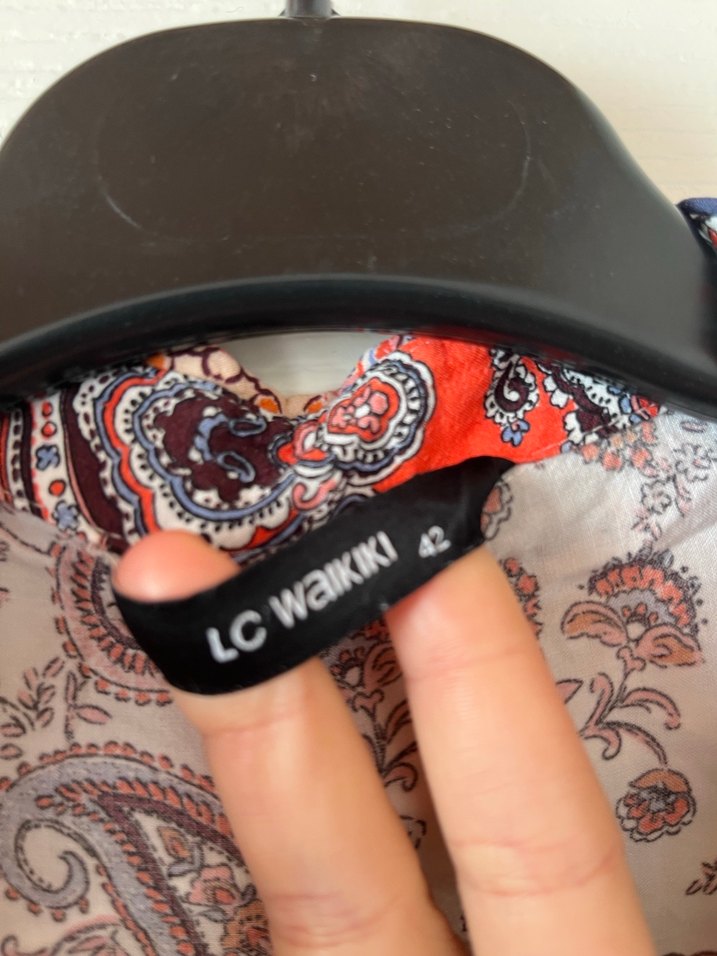 Bohem Çok Renkli Desenli Uzun Kollu Gömlek - Görsel 2