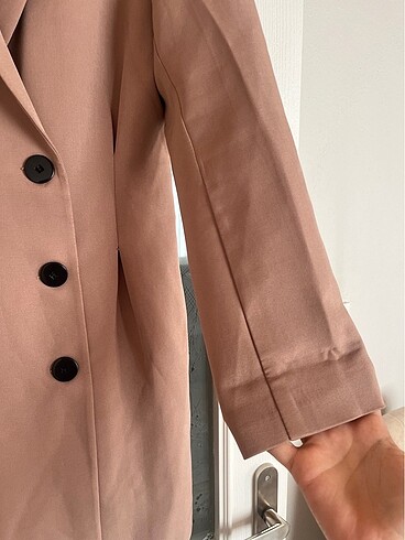 l Beden kahverengi Renk Blazer ceket