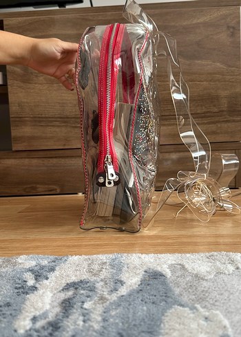 Beden Parlak Çok Renkli Minnie Mouse Çocuk Okul Çantası