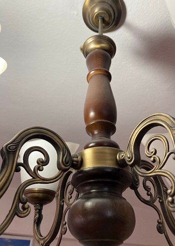 Vintage Üç Kollu Avize - Görsel 4