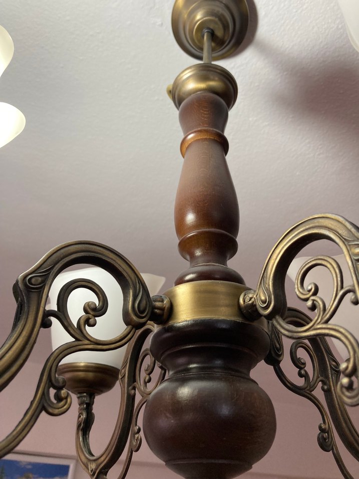 Vintage Üç Kollu Avize - Görsel 5