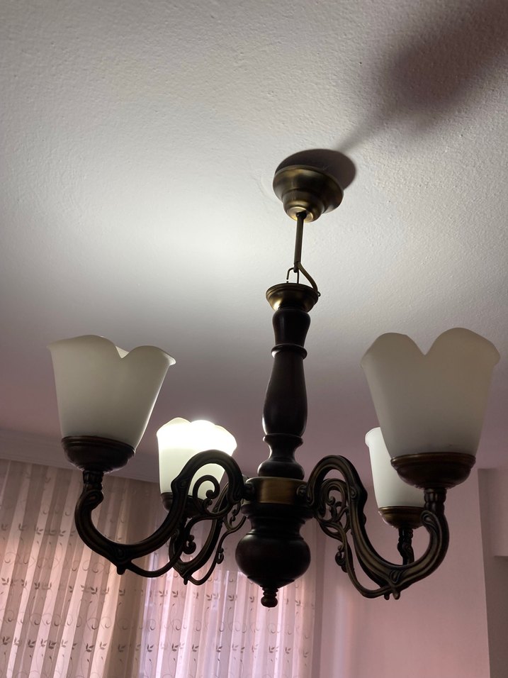 Vintage Üç Kollu Avize - Görsel 3