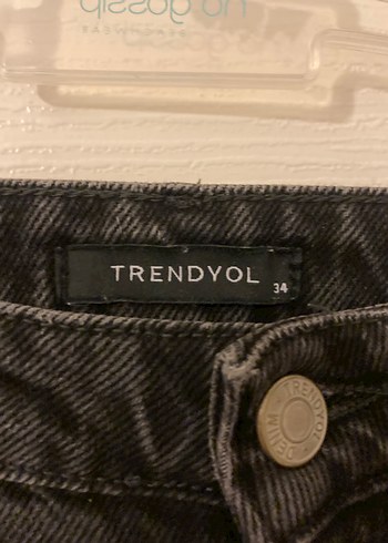 Milla Siyah Bol Kesim Kadın Kot Pantolon - Görsel 4