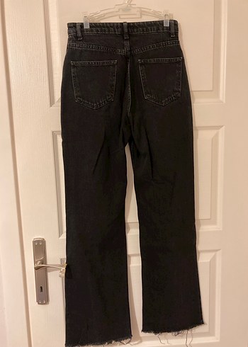 Milla Siyah Bol Kesim Kadın Kot Pantolon - Görsel 3