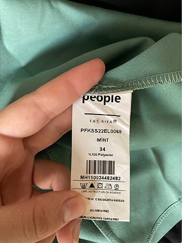 xs Beden yeşil Renk fabrica marka elbise