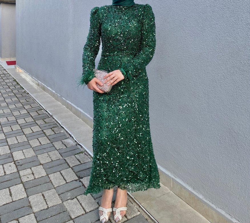 Taşlı kralık abiye - Görsel 2