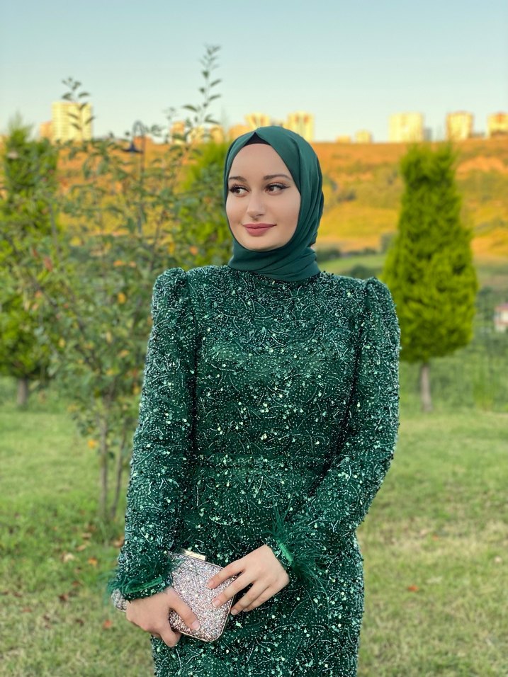 Taşlı kralık abiye - Görsel 4