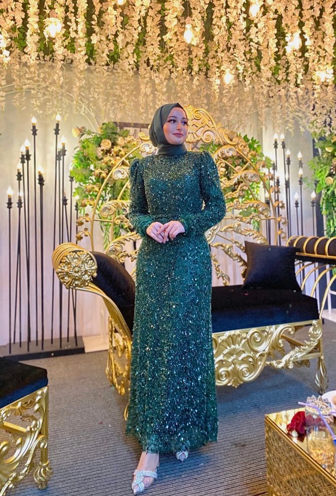 Taşlı kralık abiye - Görsel 5