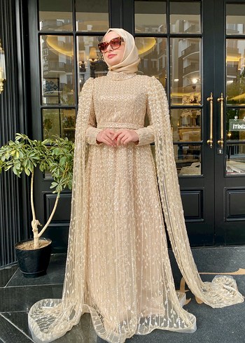 Kralıkk taşlı abiye - Görsel 4