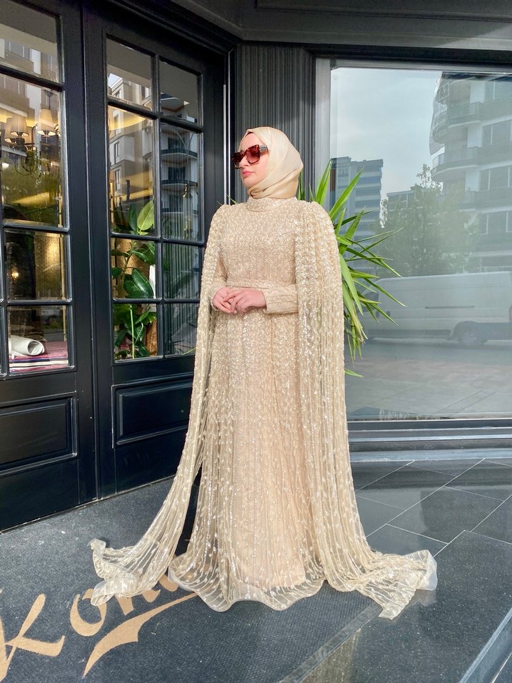 Kralıkk taşlı abiye - Görsel 5