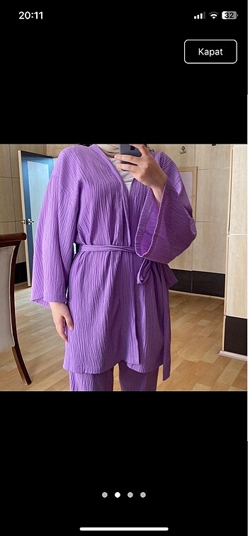 Trendyol & Milla soi rabi design ikili müslin takım