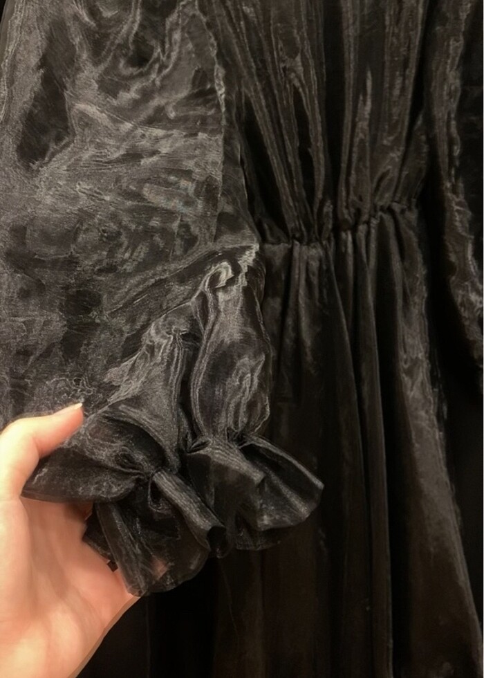 tuğba kemanoğlu organze abiye - Görsel 2