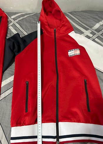 Koyu Kırmızı Fermuarlı Erkek Eşofman Takımı - Görsel 3