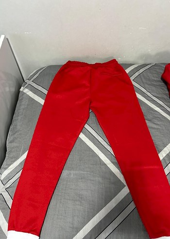 Koyu Kırmızı Fermuarlı Erkek Eşofman Takımı - Görsel 7