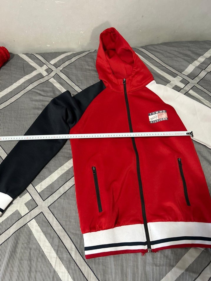 Koyu Kırmızı Fermuarlı Erkek Eşofman Takımı - Görsel 2