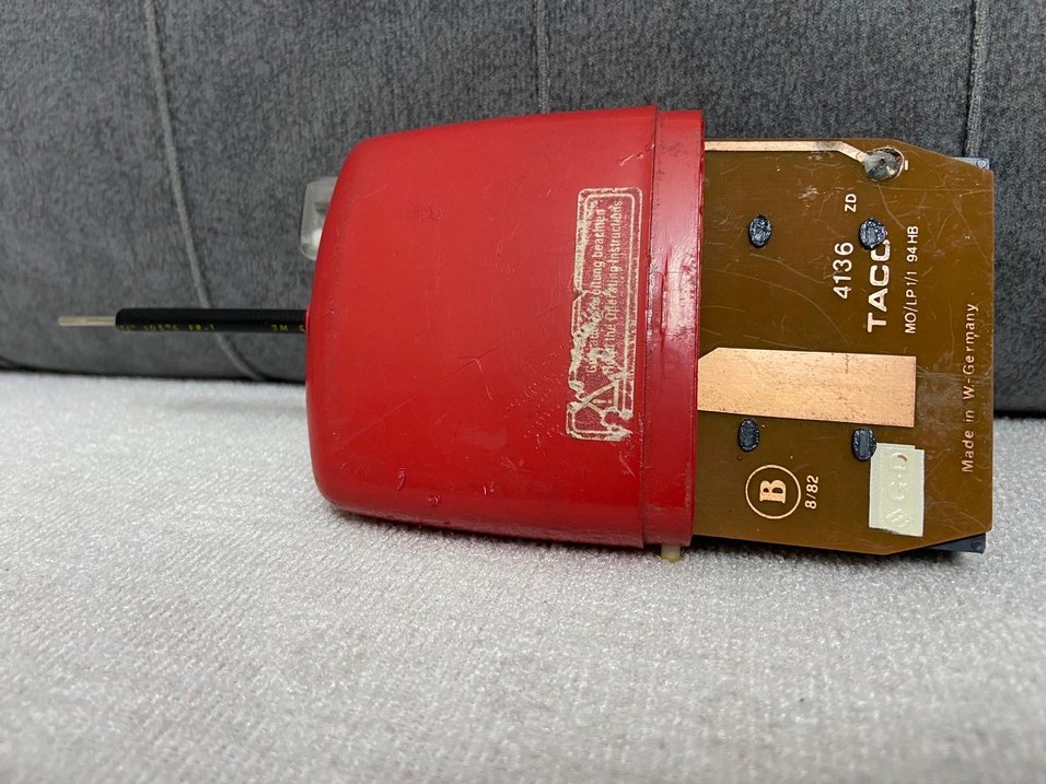 Çalışıyor voltaj ölçüm cihazı vintage kolleksiyonluk  alman malı - Görsel 4