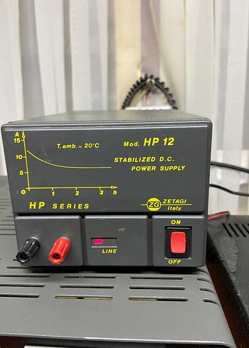 Sarı ZETAGI HP12 Müzik Sistemi Güç Kaynağı - Görsel 2