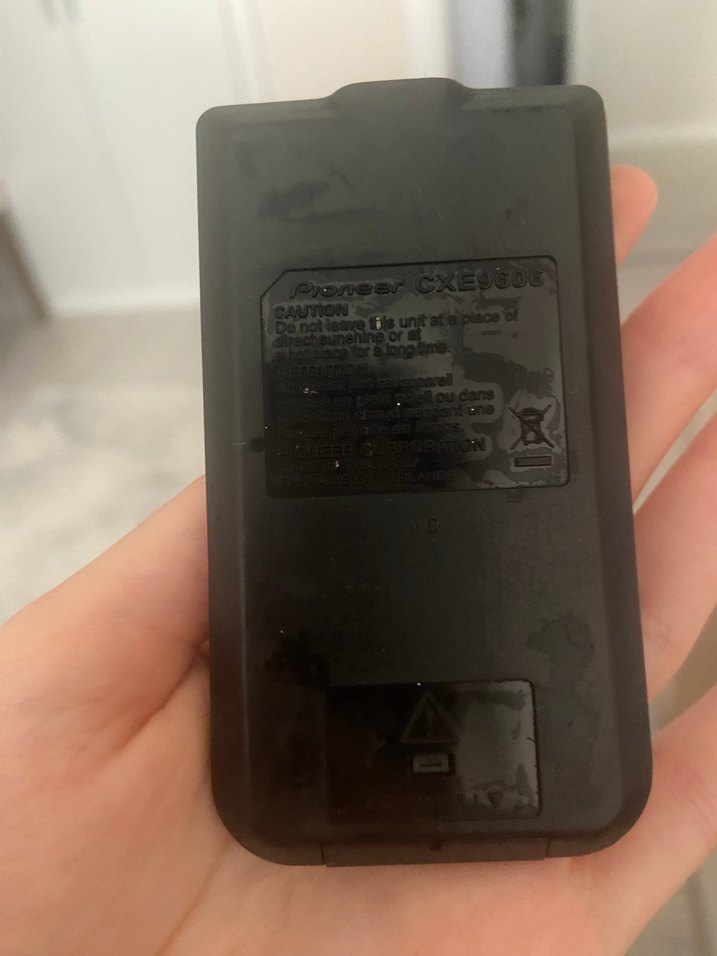 Pioneer Siyah Müzik Sistemi Kumandası - Görsel 2