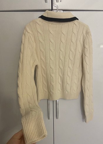 Bej Triko Hırka - Görsel 3