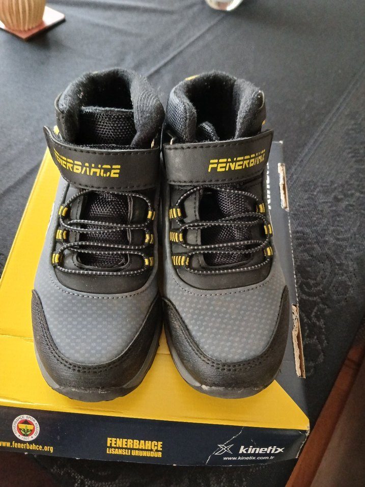 Fenerbahçe Erkek Çocuk Gri-Sarı Spor Bot - Görsel 2