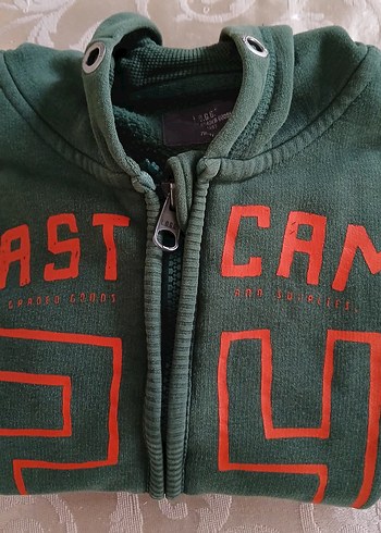 Erkek Çocuk Kapüşonlu Fermuarlı Sweatshirt - Görsel 2