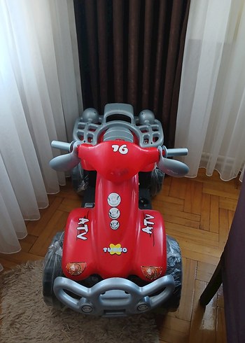 Kırmızı Elektrikli ATV Çocuk Araba - Görsel 8