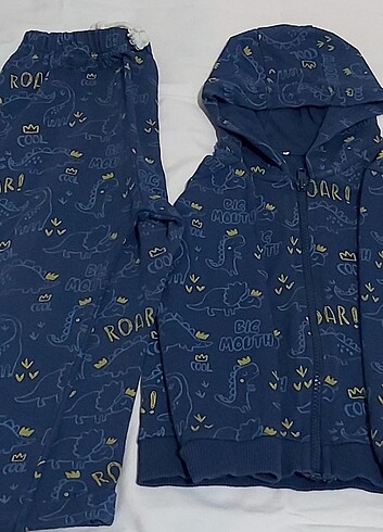 Mammaramma alt üst takım fermuarlı kapşonlu - Görsel 5