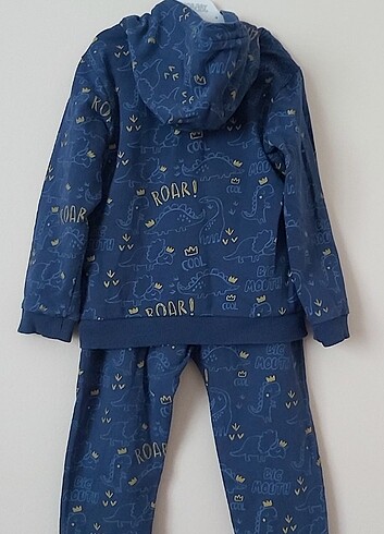 Mammaramma alt üst takım fermuarlı kapşonlu - Görsel 4