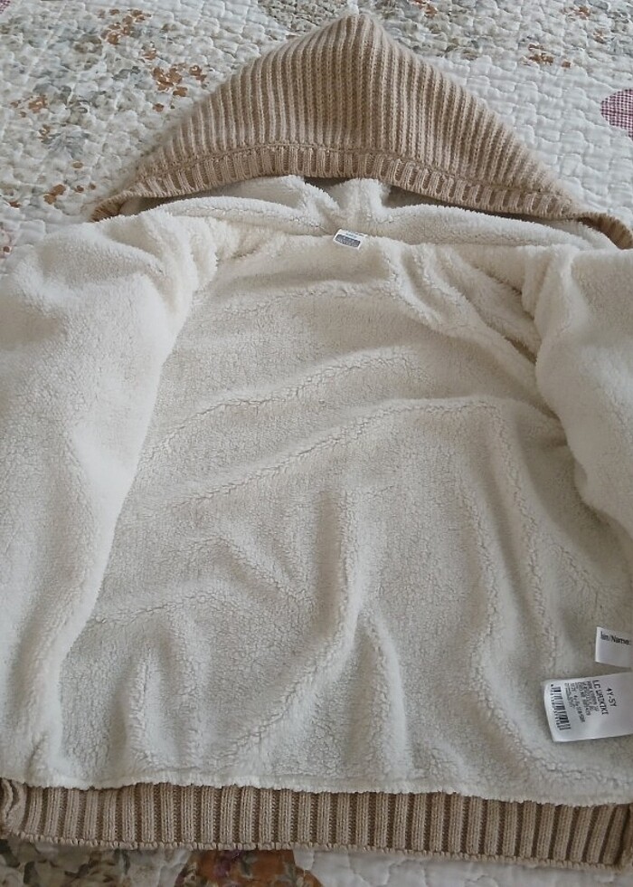 Lcw içi yünlü fermuarlı hırka - Görsel 3