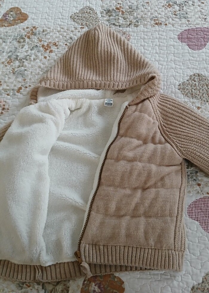 Lcw içi yünlü fermuarlı hırka - Görsel 4