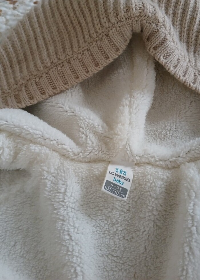 Lcw içi yünlü fermuarlı hırka - Görsel 5