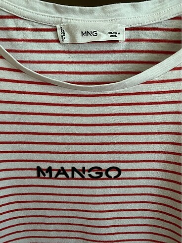 m Beden kırmızı Renk Mango tshirt