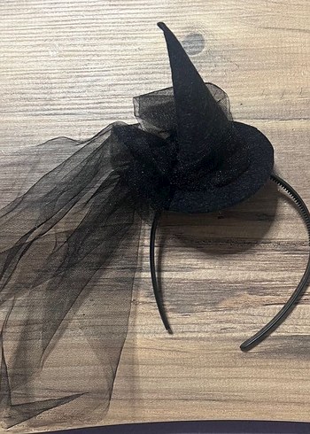 Siyah Cadı Şapkası Taç - Görsel 2