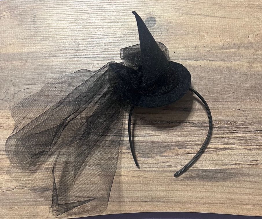 Siyah Cadı Şapkası Taç - Görsel 2