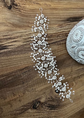 Boncuklu Bohem Kadın Saç Aksesuarı - Görsel 2