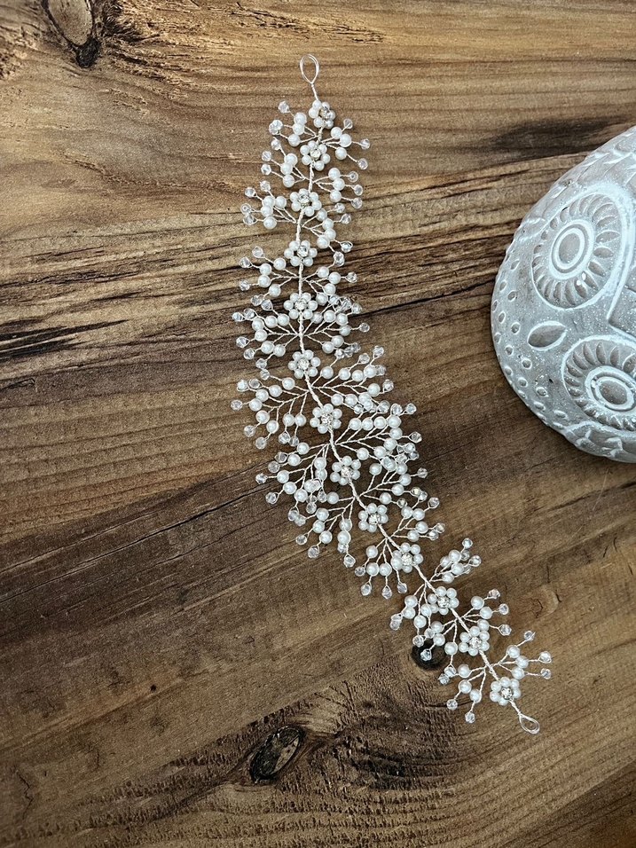 Boncuklu Bohem Kadın Saç Aksesuarı - Görsel 2