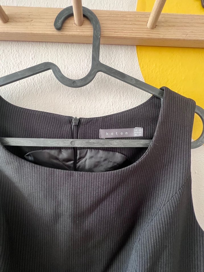 40 | Koton | Çizgili Ofis Elbisesi - Görsel 4