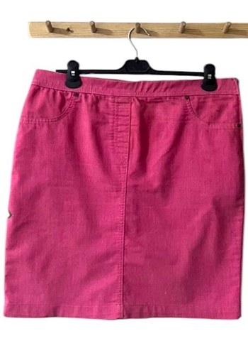 XL | Pembe Kot Etek - Görsel 2