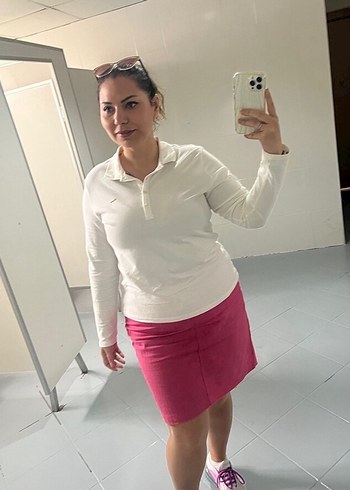 XL | Pembe Kot Etek - Görsel 7