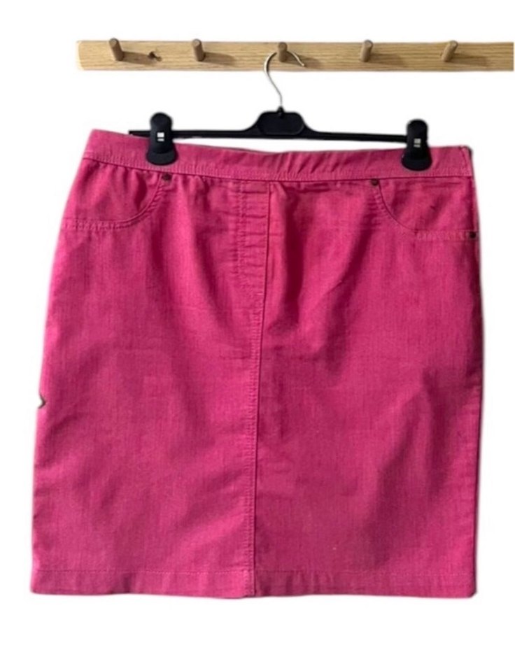 XL | Pembe Kot Etek - Görsel 2