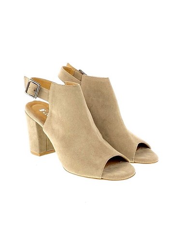 39Z| Süet Tokalı Kadın Topuklu Sandalet - Görsel 3