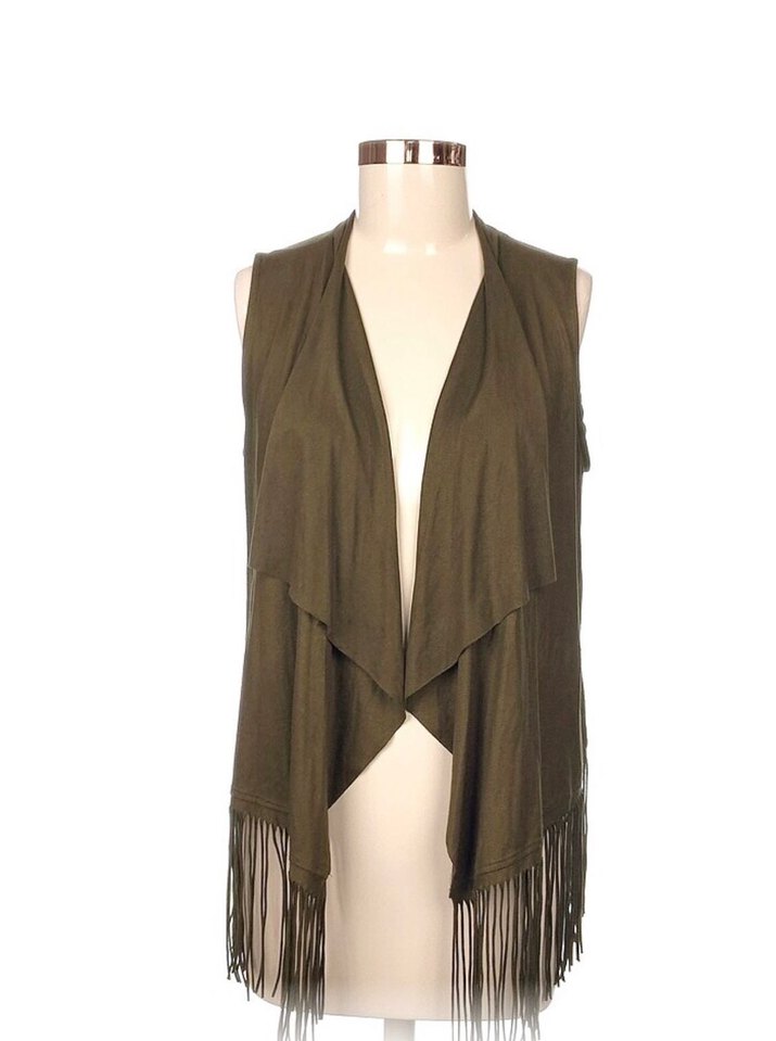 L | LCW | Süet Püsküllü Yelek - Görsel 2