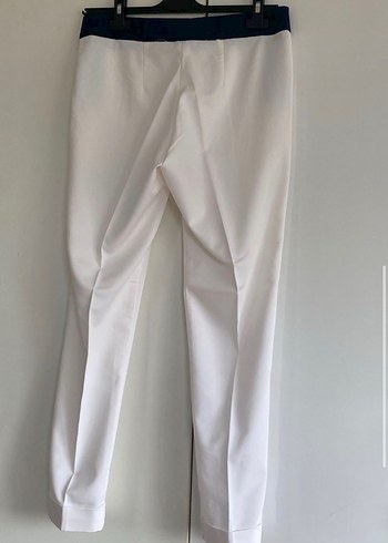 40 | Republic | Beyaz Kumaş Pantolon - Görsel 4