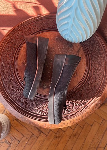 38 |  Dolgu Topuklu Kadın Babet - Görsel 4